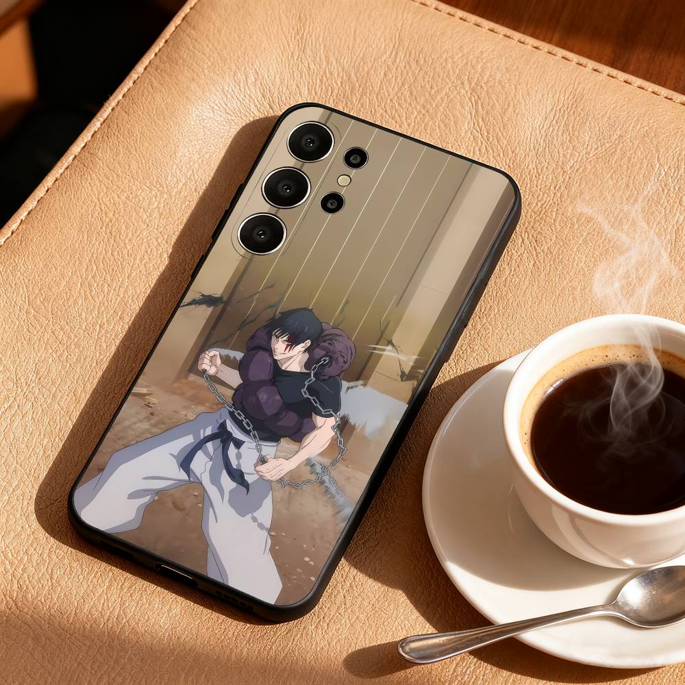 Toji F-Fushiguro Jujutsu K-Kaisen Phone Case For Samsung S26,S25,S24,S21,S22,S23,S30,Ultra,S20,FE,Lite,10,9,Black Cover