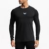Muscleguys Autumn Sweatershirts Men's Solid Color  Round Neck Vintage Bottoming Shirt Pullover Hoodless
