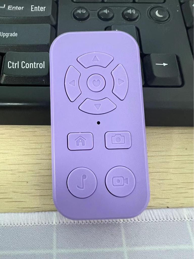 Wireless Bluetooth Camera Remote for Live Streaming & Page Turning