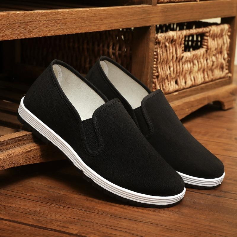 Cloth Shoes Spring and Summer Comfortable Casual Shoes Outdoor Daily Lightweight Breathable Flat Men's Shoes
