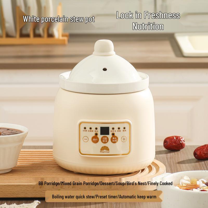 

Автоматическая мини-мультиварка для детского питания с внутренней чашей из белого фарфора