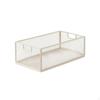 Mobile Rolling Storage Basket Compact Under-Cabinet Cart Breathable Under Desk