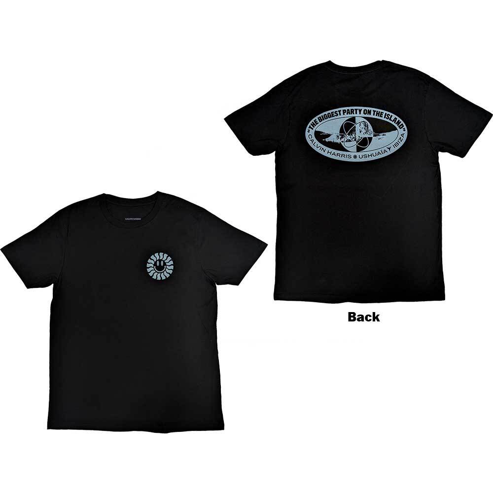 Calvin Harris Biggest Party T-Shirt Black New Unisex T-Shirt XL