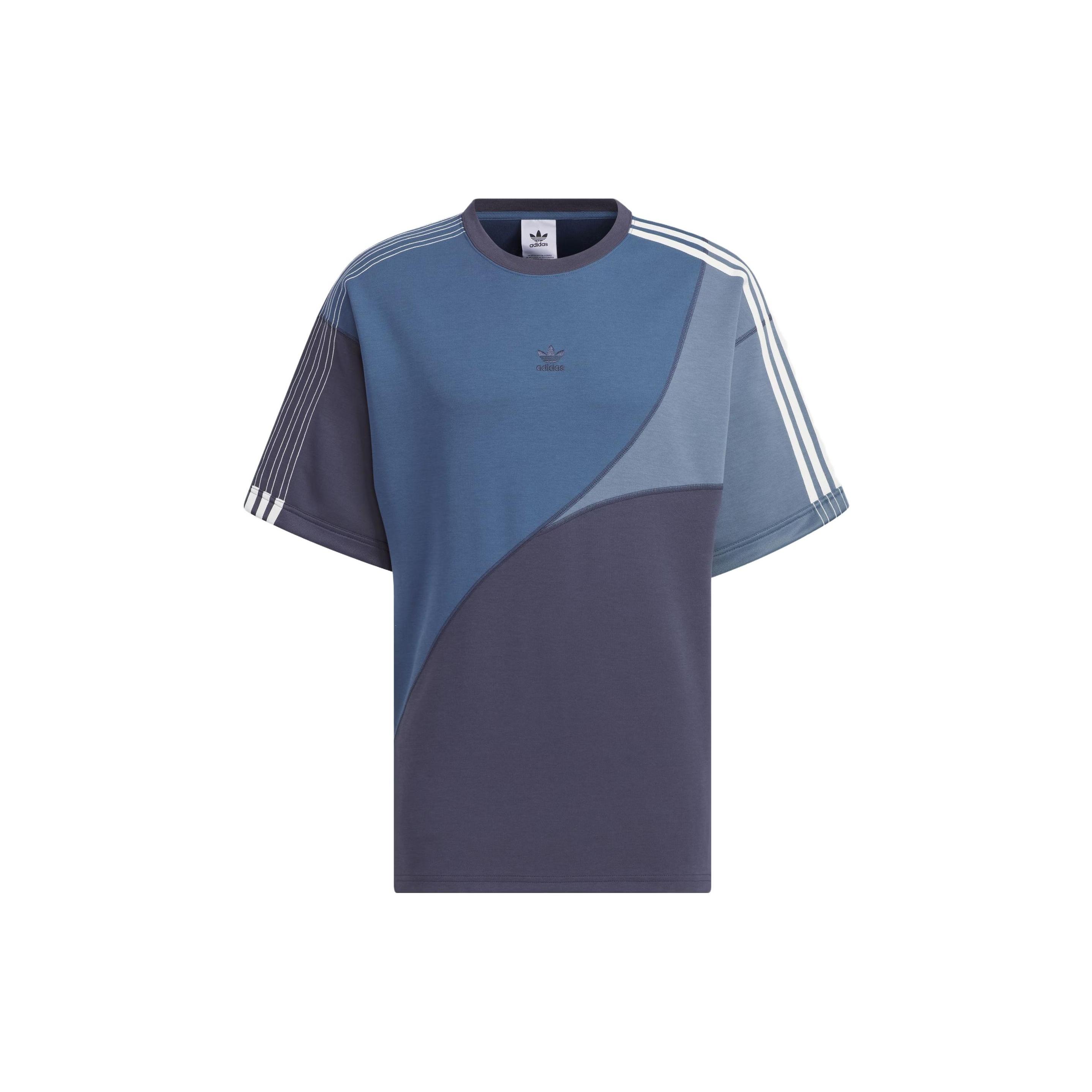 adidas Originals TOC Graphic T-Shirts Blue Purple Men s IN1010 M