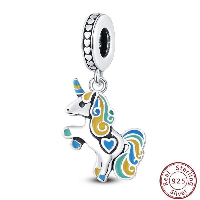 Dreamy Unicorn Series Copper Rainbow Cloud Dreamy Color Charms Beads 3Mm Diy Fine Jewelry Making