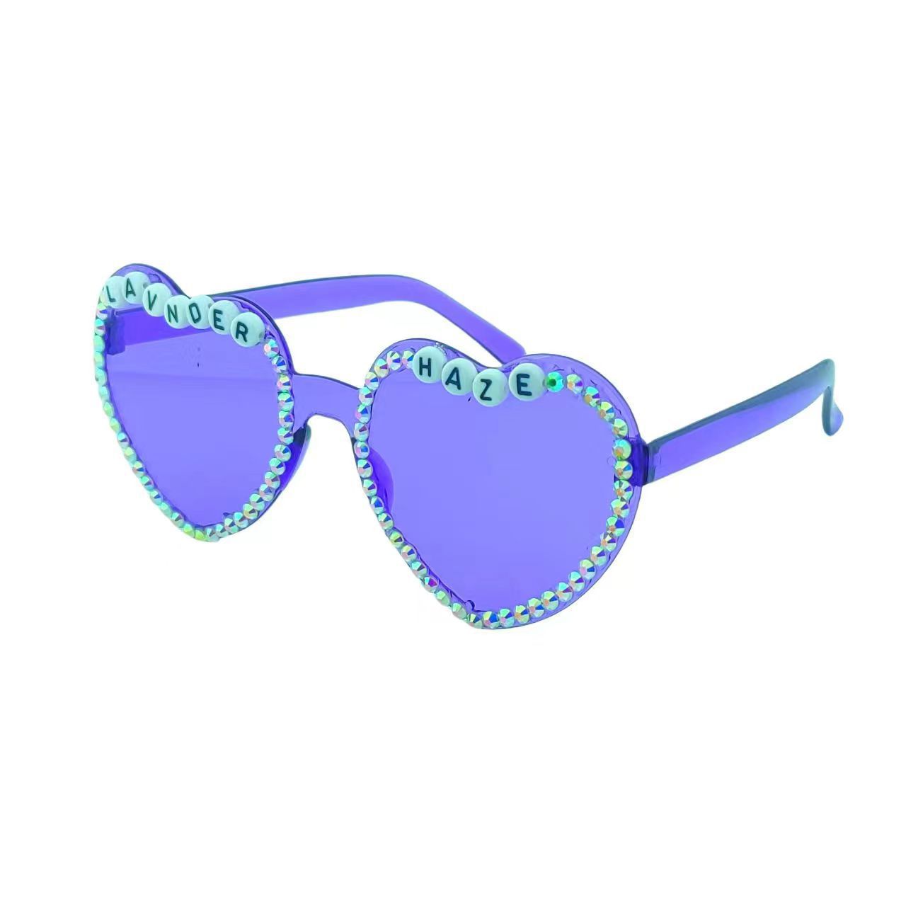 Men S Glasses Love Point Diamond Letter Fashion Women S Sunglasses Birthday Sunglasses