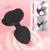 Rose Silicone Anal Plug Set of 3 Sizes Prostate Massager Butt Plugs Stimulator for Couples Men Women Anal Trainer Sex Toy