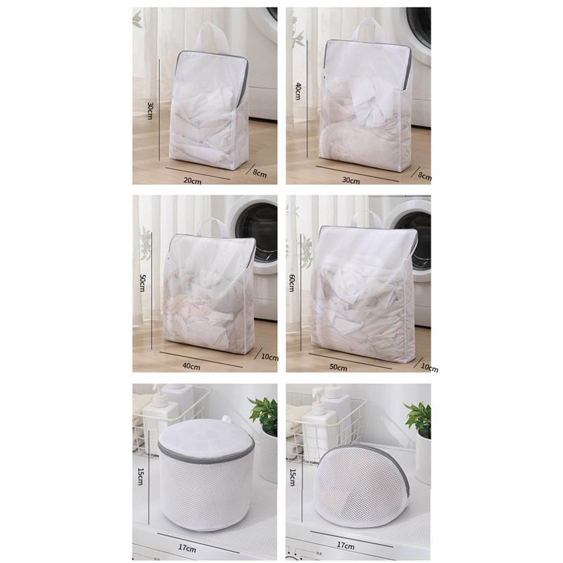 4/6pcs Laundry Hand Bag Reusable Washing Machine Clothing Care Wash Bag Mesh Net Bra Sock Lingerie Underwear Laundry Storage bag