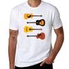 Different Acoustic Guitar Pack T-Shirt Active Wear Sports T-Shirt for Unisex