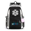 One Piece Anime Super Novice Luffy Printed Canvas School Backpack Teens High Capacity Travel Bag
