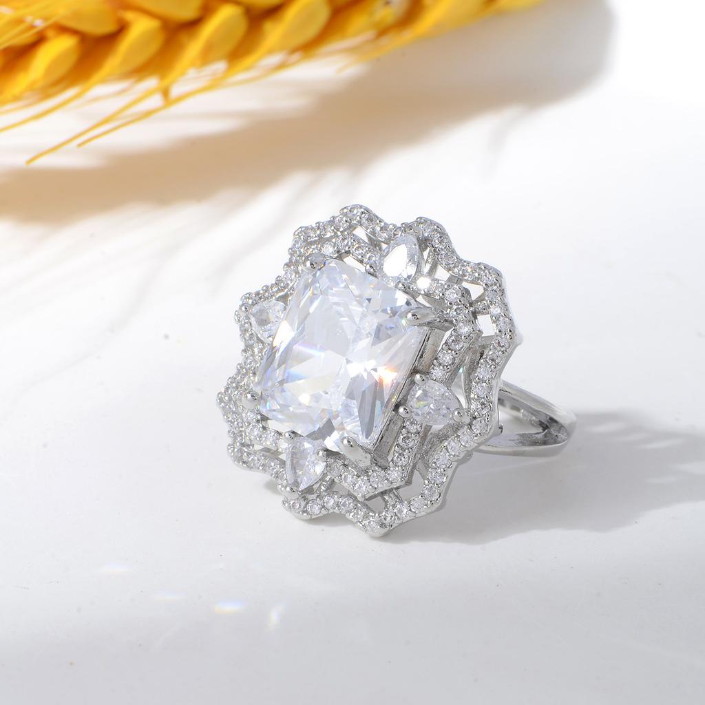 Open Ring Christmas Exaggerated Heavy-duty Adjustable Ring