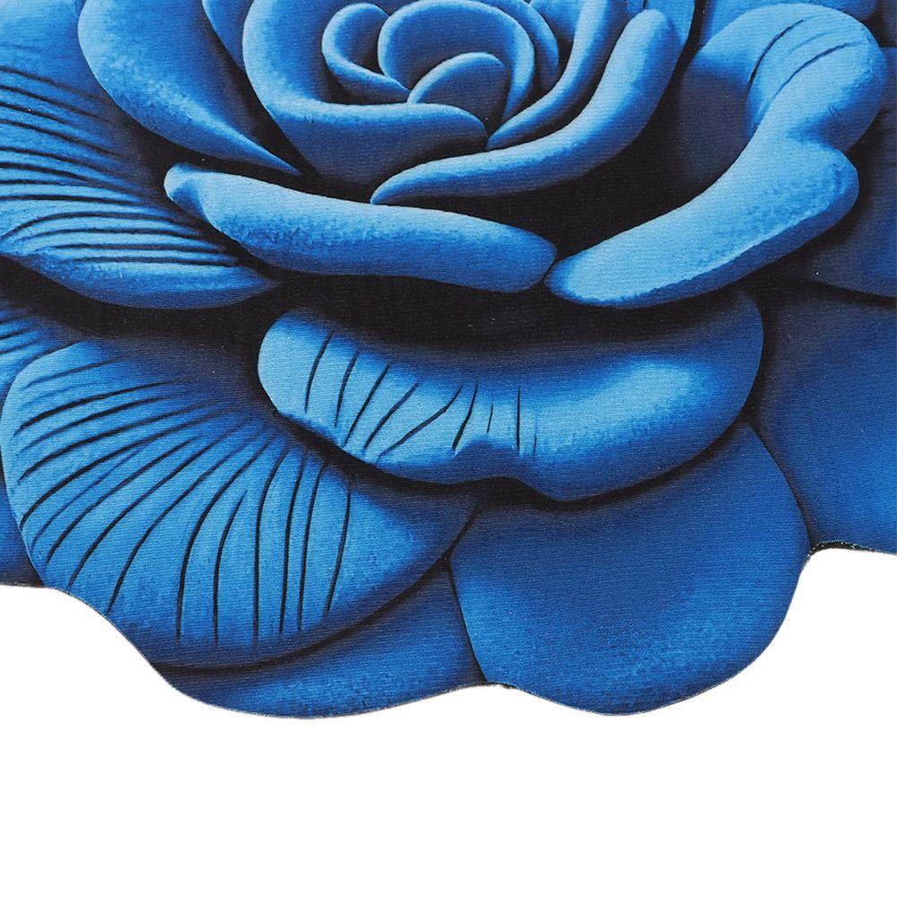 Special-shaped Peony Floor Mat Soft Door Gasket Flower Carpet  for Living Room Tea Table Bedside