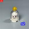 MOC Bricks Transparent Container Drinking bottle 30351 Water Playthings Round 2x2x1 Dome Top-Hollow Stud Constructing Blocks Kids Toys