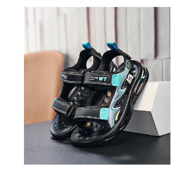 Boys' Sandals New Children's Sports Beach Shoes for Older Kids with Air Cushion Soft Sole Boys' Summer Lightweight Sandals