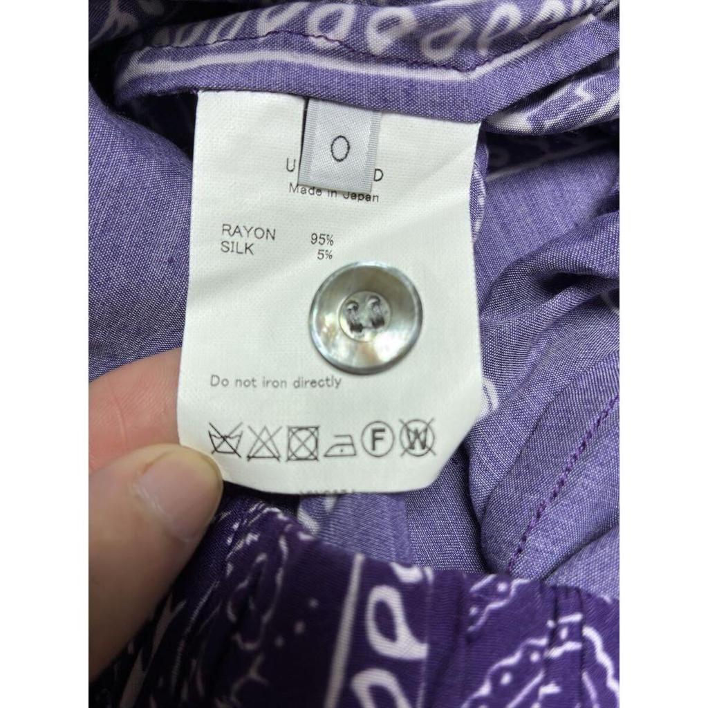 Used UNUSED bandana all-over print easy pants, slacks, rayon, silk