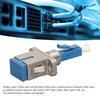 9/125um LC Male To SC Female Connector Low Insertion Loss Single Mode LC To SC Adapter Fiber Optic Connector