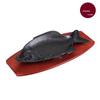 Zhi Shi Cast Iron Fish Griddle Pan