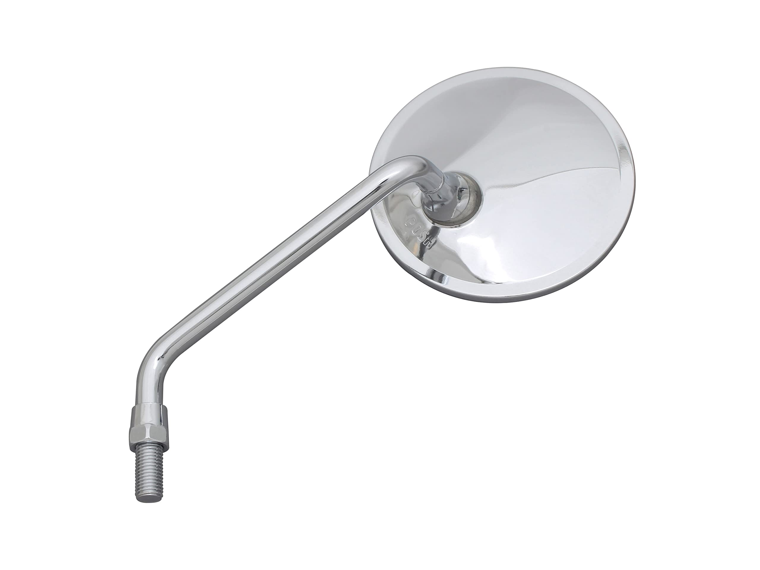 

POSH FAITH Short Round Motorcycle Type M10 1 for SR400 Mirror, 2, Left-Handed, Right-Hand Thread, Piece, Plated, SR500, etc. (Product Code