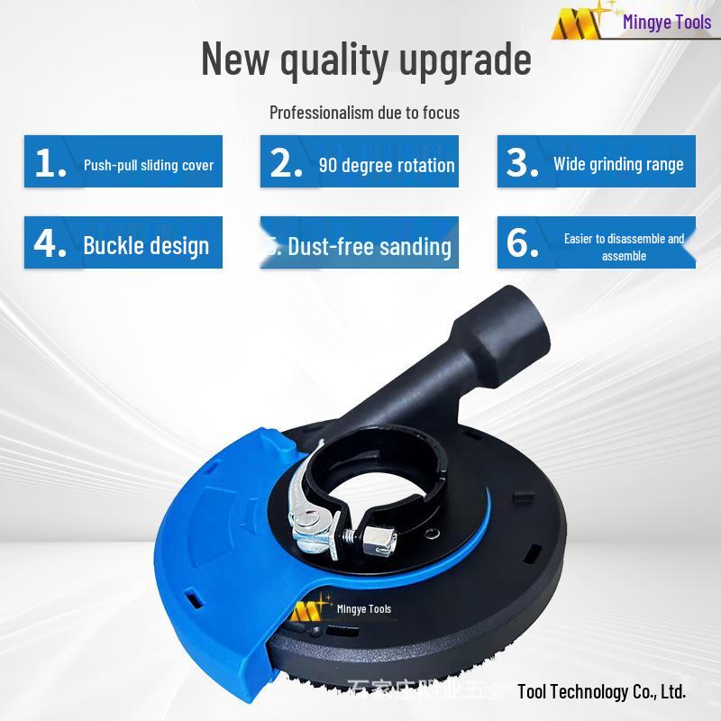 Dust-Free Angle Grinder Protective Vacuum Cover