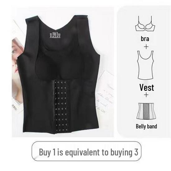 Wunderschönes Sporttop mit Rücken und Bauchkontrolle: Stoßfest, Kleiner Bruststütz, Anti-Buckel Körperformer