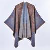 Ethnic Retro Paisley Travel Shawl: Thick European-American Fashion Cloak Scarf