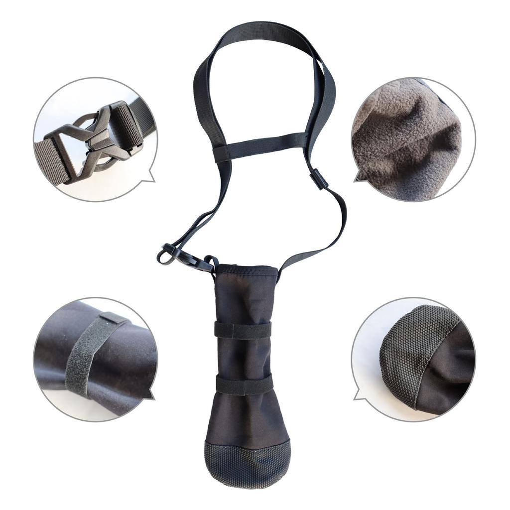 Hundeschutz mit Kragen - Leckschutzschuhe für Haustiere für die Genesung von Verletzungen Hilfsmittel