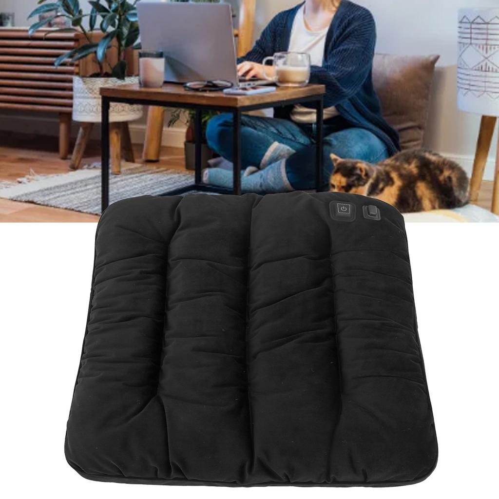 Heated Seat Cushion 3 Temp Modes Soft Washable Fast Heating USB Power Heating Seat Pads for Travel Family