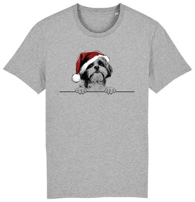 SHIH TZU Christmas Dog T-Shirt Mens Womens Kids Dogs Gift Present Stocking Fille
