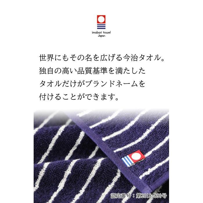 [Ima] Imabari Towel Hand Towel 2-Pack 100% Cotton Made in Japan 25cm Vacuum Pack 05 - Navy x Gray Medium