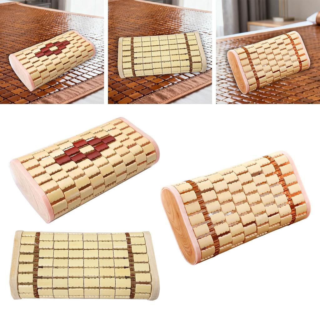 Bamboo Sauna Headrest Pillow Sauna Pillow Smooth Comfortable Handmade Hollow Pillow