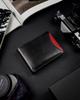 Men's wallet made of natural grain leather with a removable card holder - Rovicky