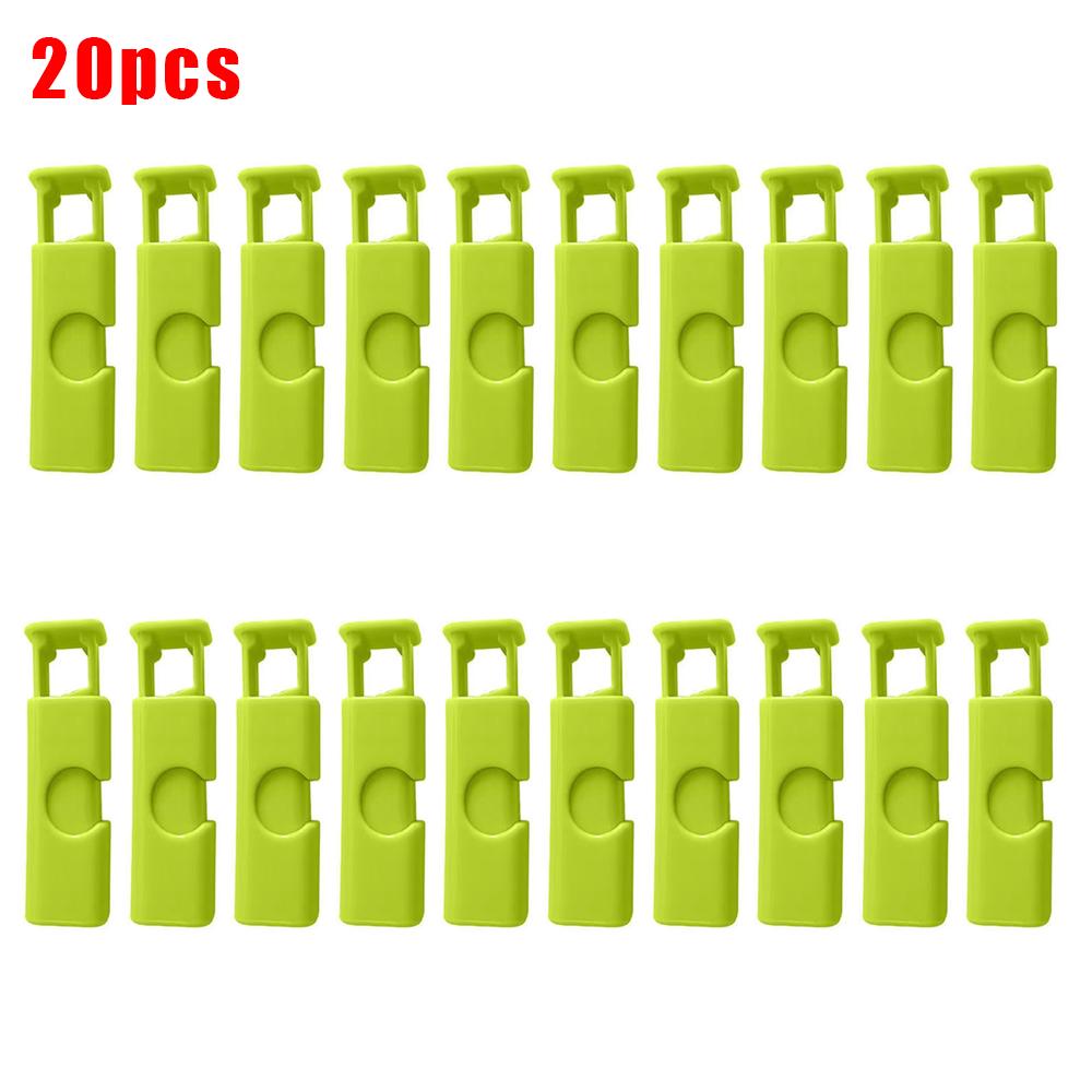 10/20/30pcs Food Sealing Clips, Snack Bag Clips, Moisture-proof Fresh-keeping Clips, Plastic Bag Sealing Clips