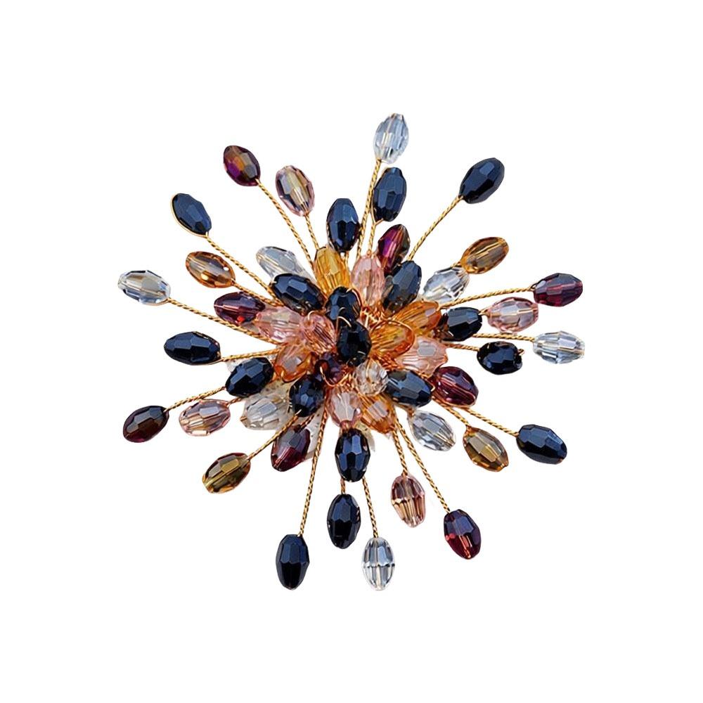 

7CM Rhinestone Brooch Rhinestone Jewelry Clothing Ornament Luxury Lapel Pin 1
