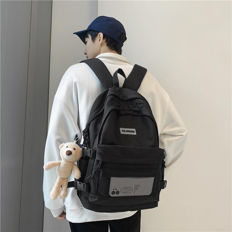 Schoolbag Large Capacity Backpack Men's New Japanese Versatile School Bag Male College Student Female High School Student Junior High School Student
