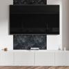 Printed Vinyl Tiles Ready for Installation Elegant Marble with Veins 4X50X50 Cm