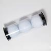4Pcs Clear Golfs Ball Containers Portable Ball Case Plastic Tubes with Caps Small Display Tubes Golf Organizers