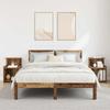 Nightstand 2 pcs Reclaimed Wood Look 40 x 35 x 60 cm Engineered Wood