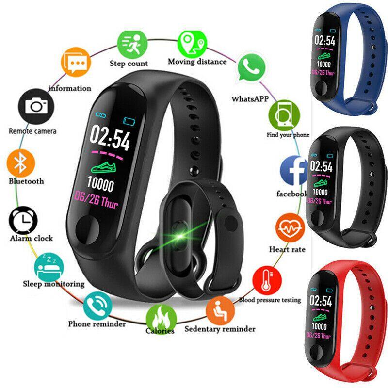 Watch Bluetooth Smart Band Bracelet Wristband Sport Fitness Tracker Phone Mate