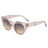 New round frame sunglasses European and American retro simple neutral versatile explosive letter fashion sunglasses