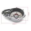 Stator Engine Cover Silver For 1990-1997 Kawasaki ZZR600/ZX600/ZZR400 Aftermarket Motorcycle Part