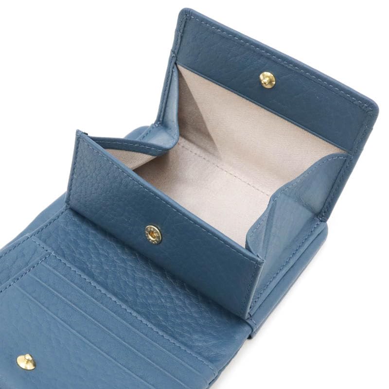 Nina Ricci Structured Purse 85-1275 Women's Bifold Wallet, Blue