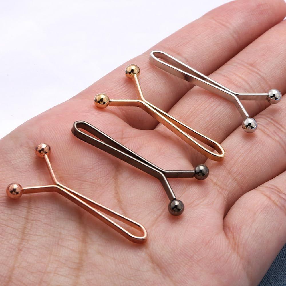 Exquisite No-Snag Hijab Clip High Quality DIY Sewing Hooks Scarf Buckle Fixing Scarf or Headscarf Alloy U-Shaped Scarf Clip