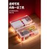 Large Capacity Transparent Pencil Storage Box Stationery Organizer For Kids Students