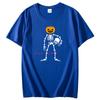 Skeleton Holding Skull Fashion Graphic T Shirts Halloween Funny Tees Tops Summer Cotton Short Sleeve Tee Unisex Print T Shirt