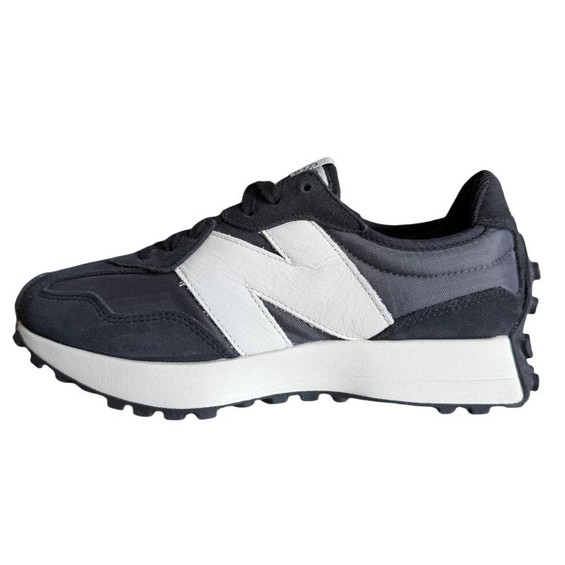 

New Balance Nb 327 Удобные Модные Ретро Прочные Легкие Низкие Повседневные Кроссовки для Бега Унисекс кроссовки Черные Белые U327FB 37
