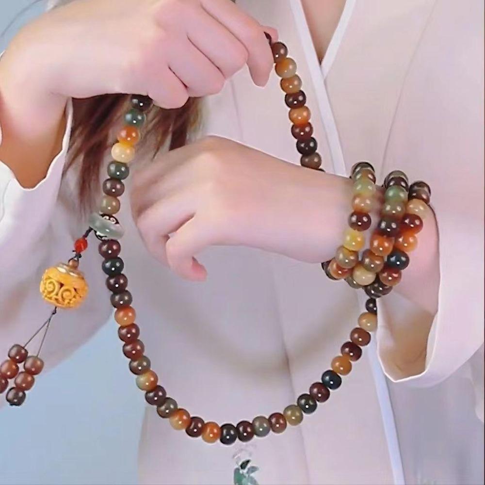 Jewelry Dunhuang Bodhi Bracelet Colorful Beaded Handheld Necklace Rosary Beads Bracelets Gifts