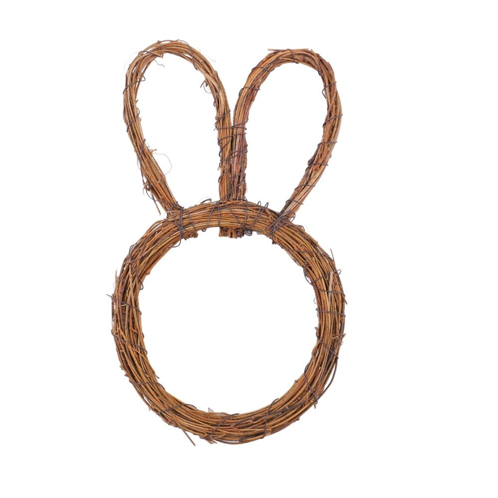 Fashion Round Heart Shape DIY Withered Branches Wreaths Craft Rattan Hoops Wooden Bare Hoop Accessories Wedding Favors