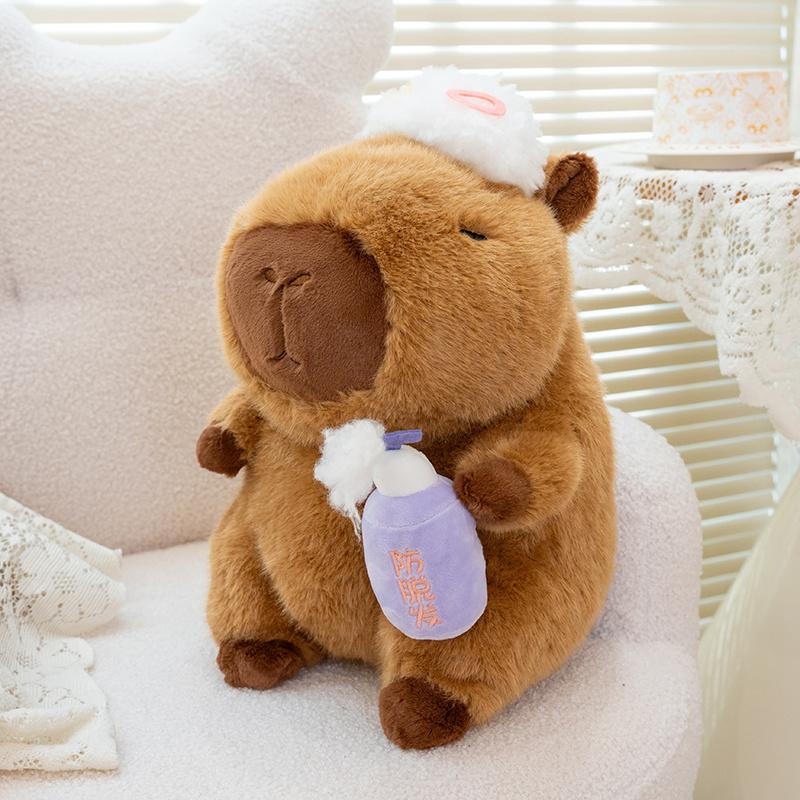 2330Cm Fun Professional Capybara Plush Doll Pillow Barber Bee Turtle Dress Capybara Animal Stuffed Home Decor Gift For Kids