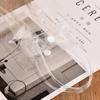 3Pcs With Convenient Handle Transparent Bag Plastic Waterproof Cups Bottle Cover Clear PVC Bottle Bag Themos Bottle