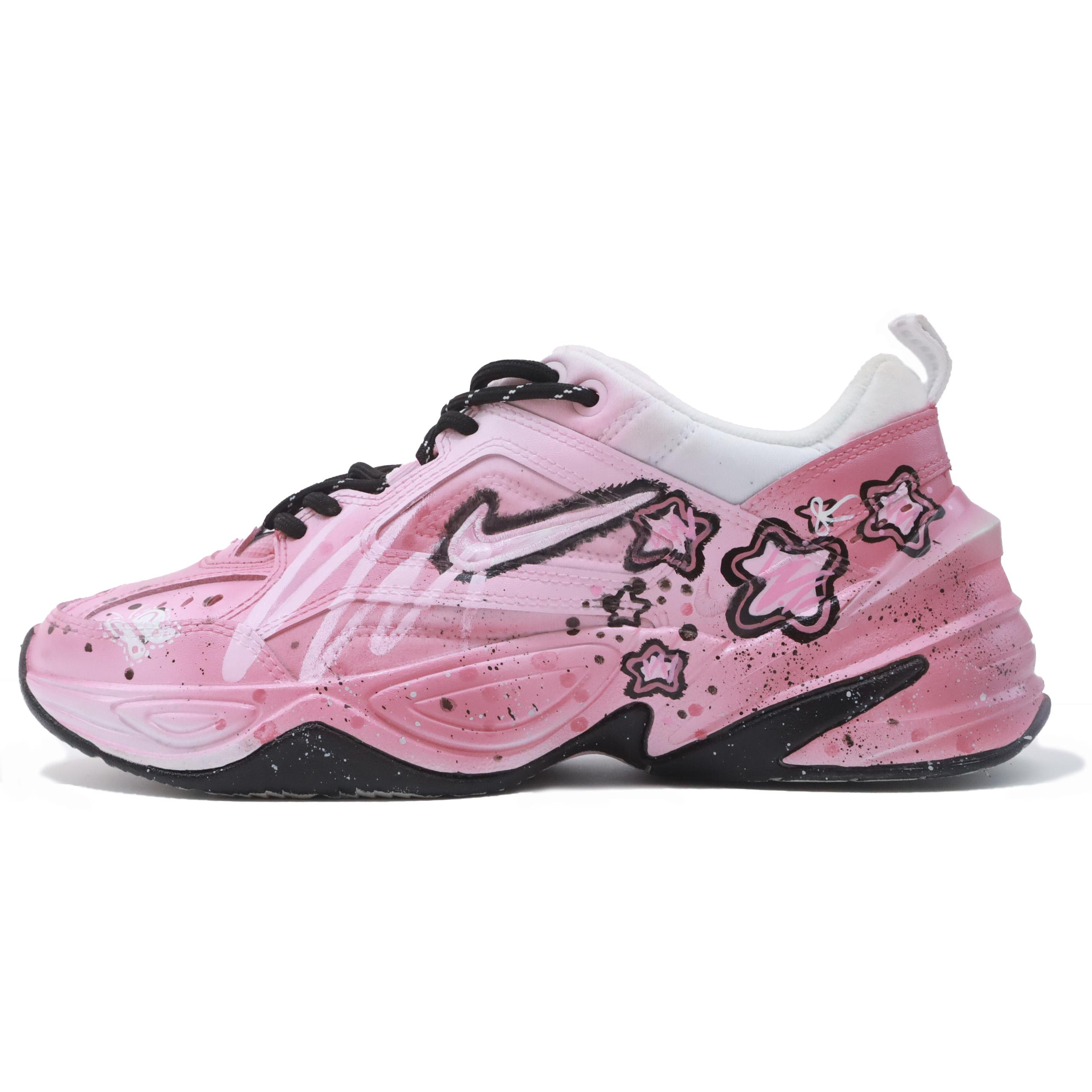 

Nike M2K Abrasion Resistant Low top Chunky Sneakers Men s Pink AV4789-101(Team1404) 41